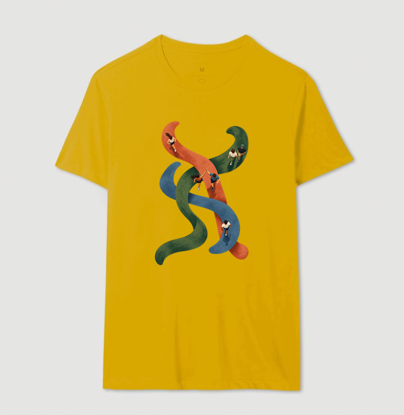 Camiseta Unissex - Rotas que se Cruzam