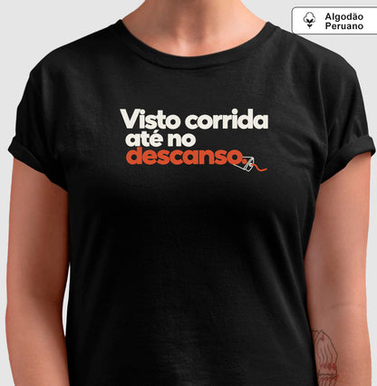 Camiseta Algodão Peruano - Corrida no Guarda-Roupa