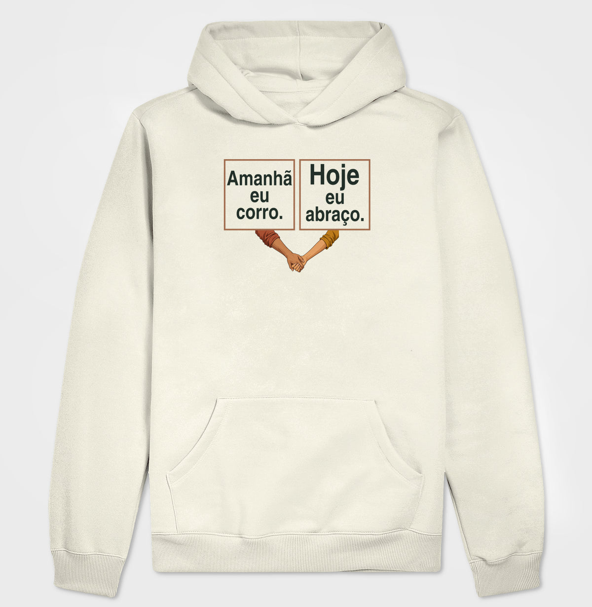 Moletom com Capuz - Programa de Amanhã, Off White