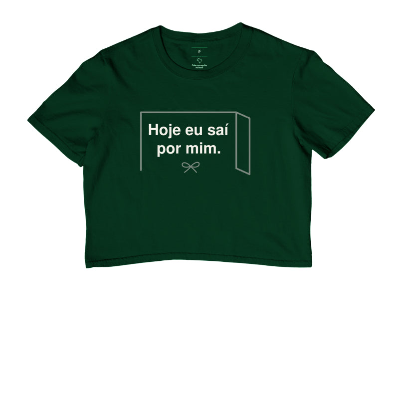 Cropped - Saída por Mim, Verde