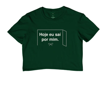 Cropped - Saída por Mim, Verde