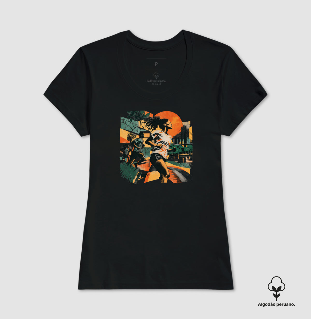 Camiseta Algodão peruano - Primeira luz