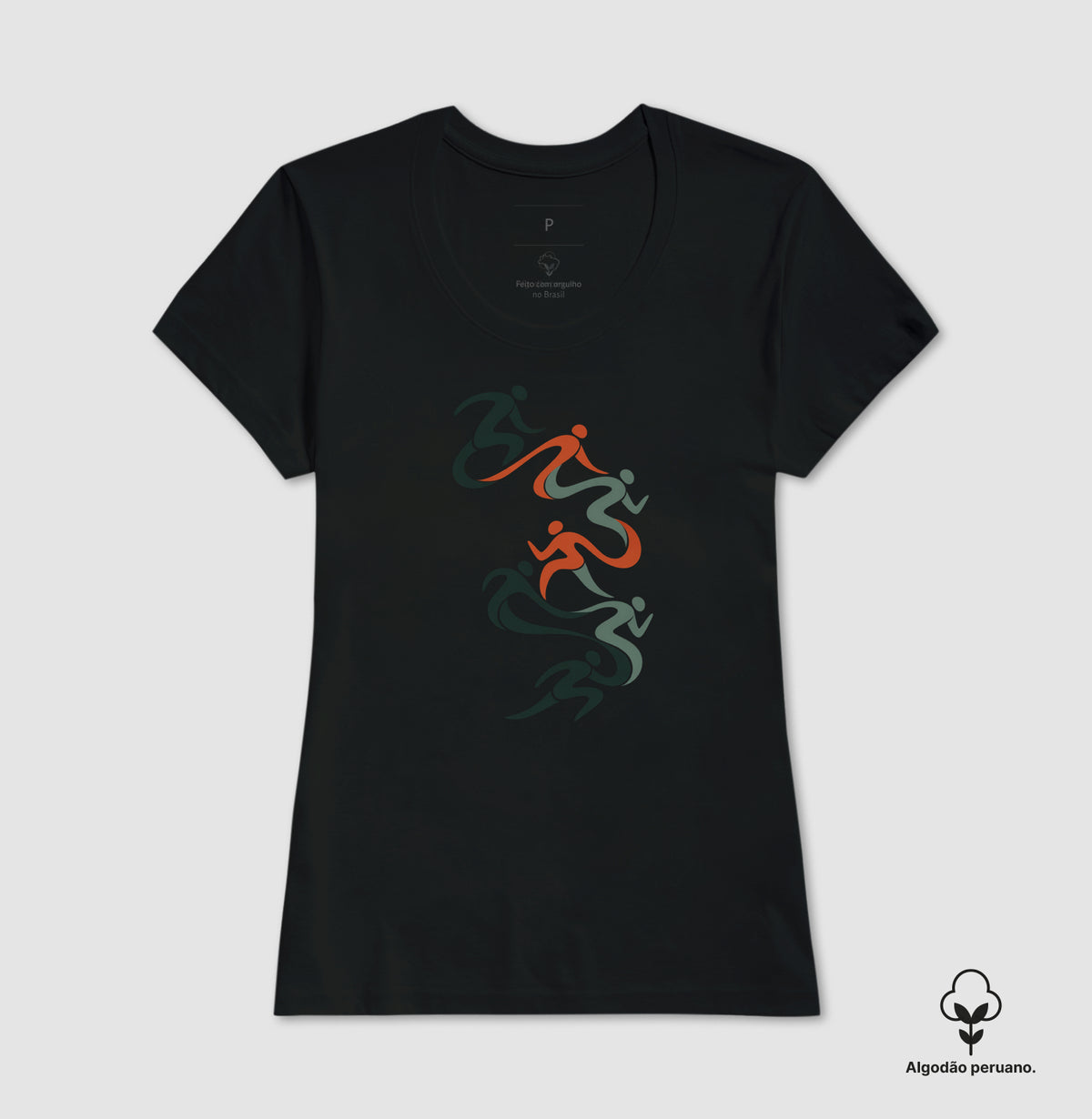 Camiseta Algodão Peruano - Movimento Contínuo