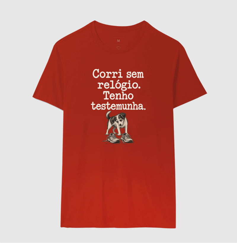 Camiseta Unissex - Relógio em Casa
