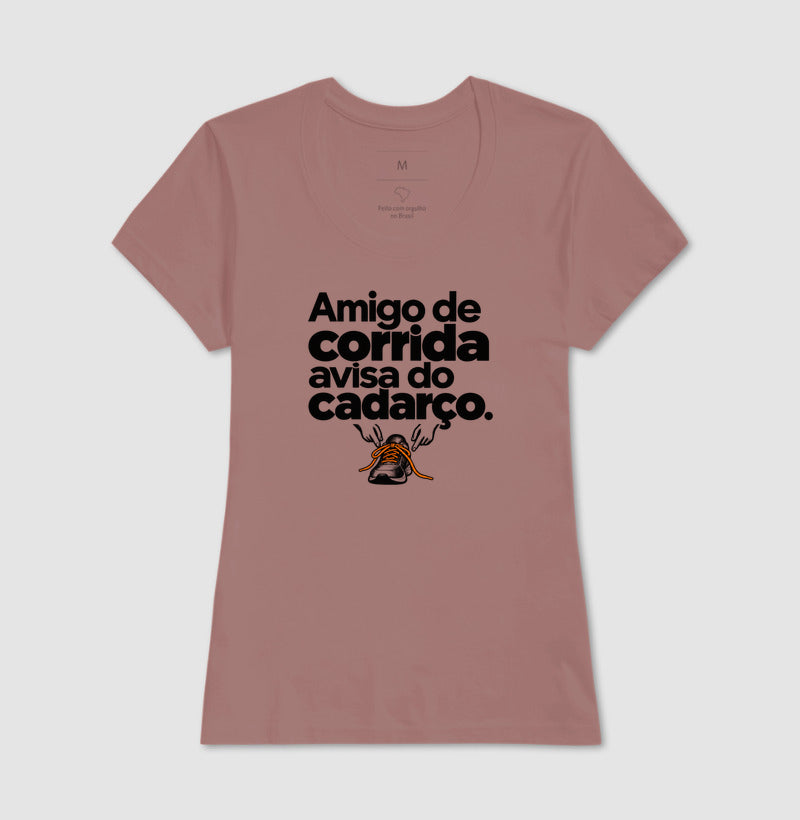 Camiseta Unissex - Cuidado Pequeno, Feminino, Rosa