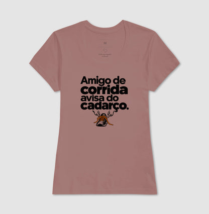 Camiseta Unissex - Cuidado Pequeno, Feminino, Rosa