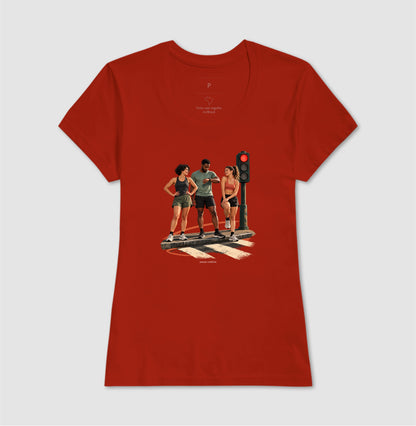 Camiseta Unissex - Semáforo Vermelho