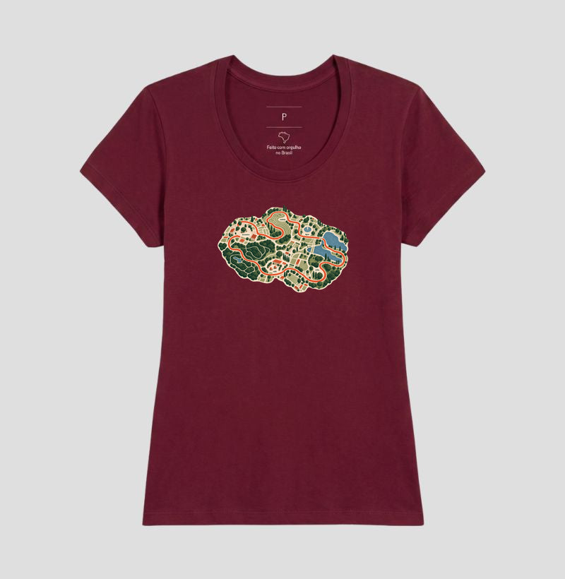 Camiseta Unissex - Mapa do Corre