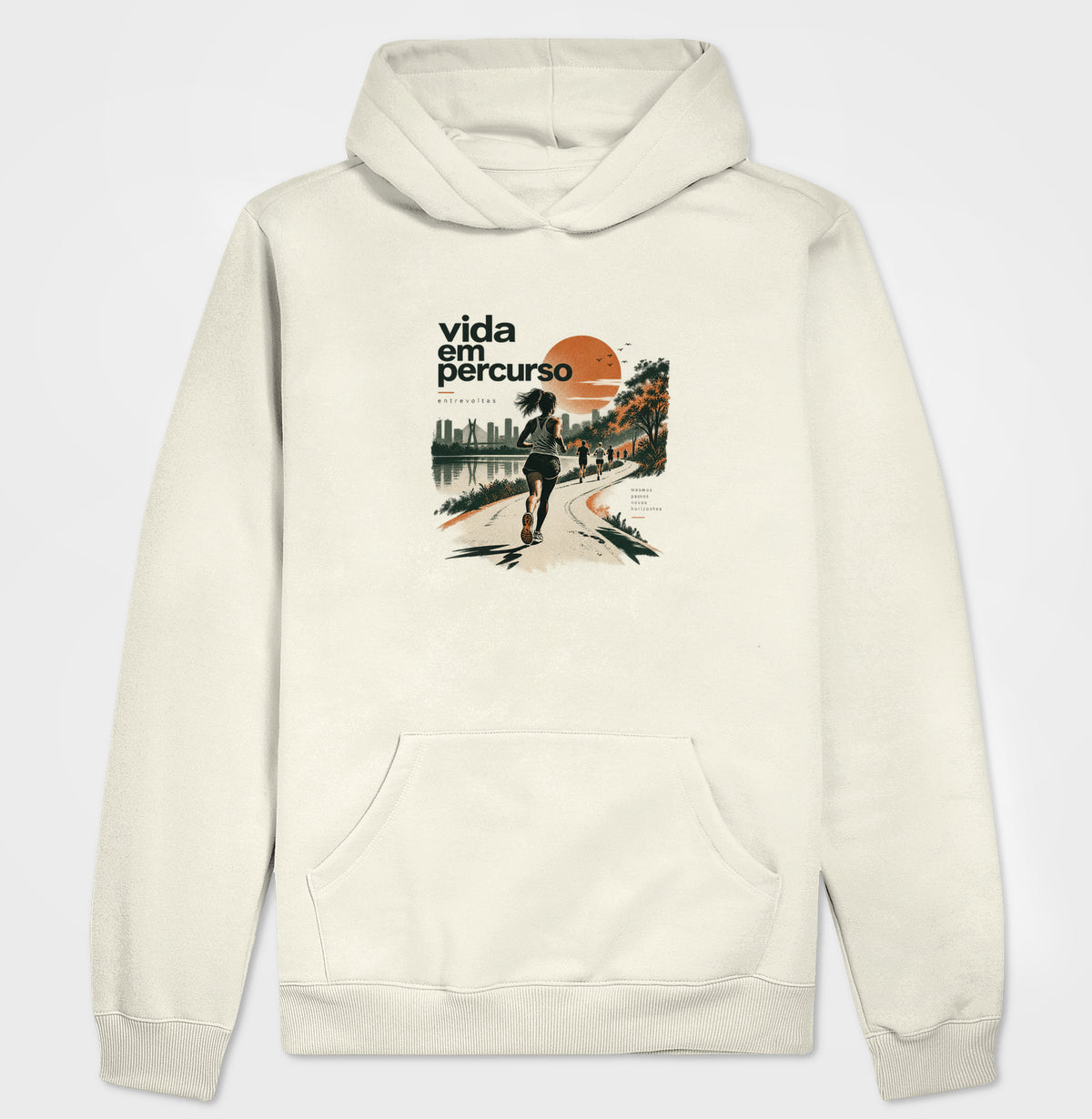 Hoodie Moletom - Vida em Percurso