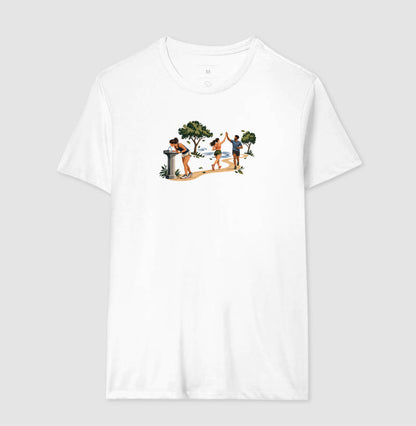 Camiseta Unissex - Primeiro Longão, Masculino, Branca