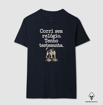 Camiseta Algodão Peruano - Relógio em Casa