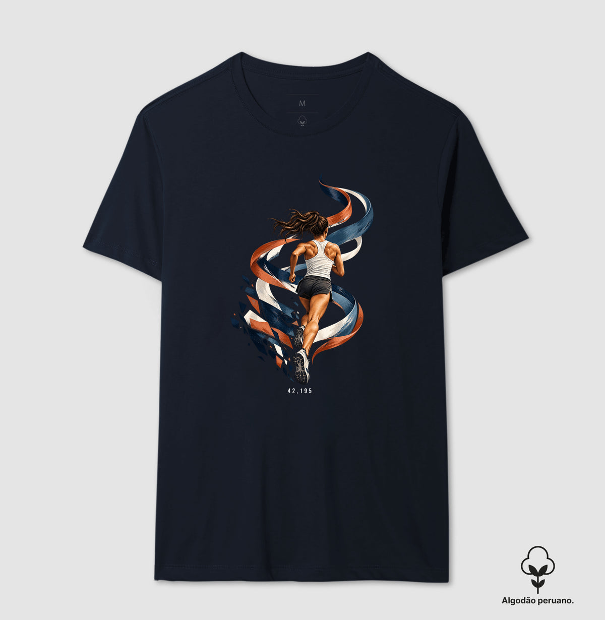Camiseta Algodão Peruano - Dentro da Maratona
