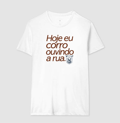 Camiseta Unissex - Música Guardada, Masculino, Branca