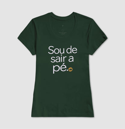 Camiseta Unissex - Gosto de Ir a Pé