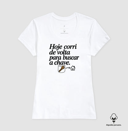 Camiseta Algodão Peruano - Chave Esquecida