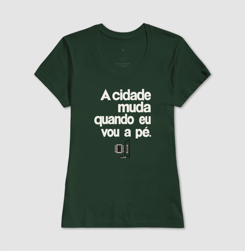 Camiseta Unissex - Outro Olhar, Feminino, Verde