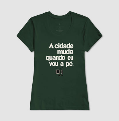 Camiseta Unissex - Outro Olhar, Feminino, Verde