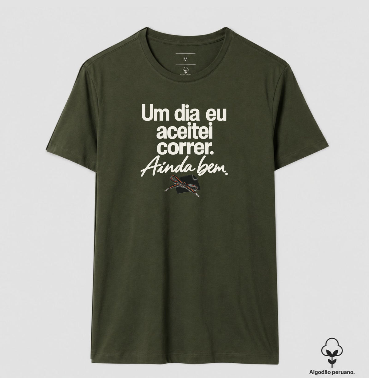 Camiseta Algodão Peruano - Primeiro Convite, Masculino, Verde Musgo