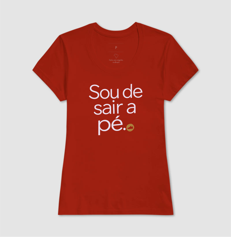 Camiseta Unissex - Gosto de Ir a Pé