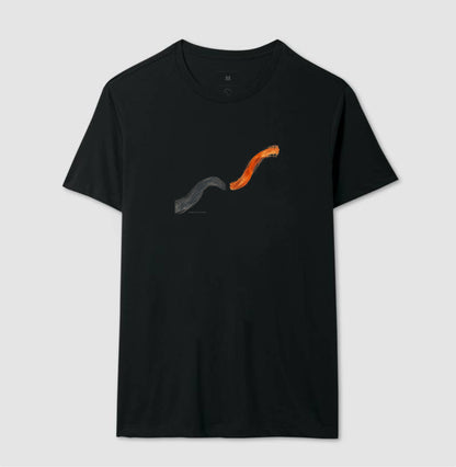 Camiseta Unissex - Voltei a Correr, Masculino, Preta