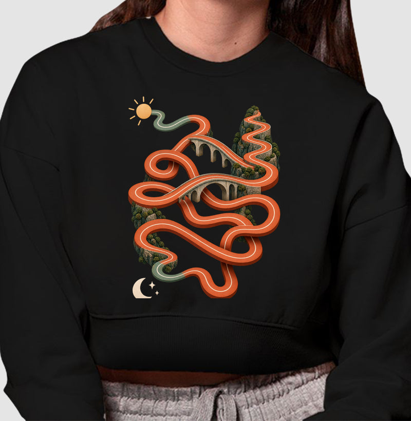 Cropped Moletom - Só um Trote