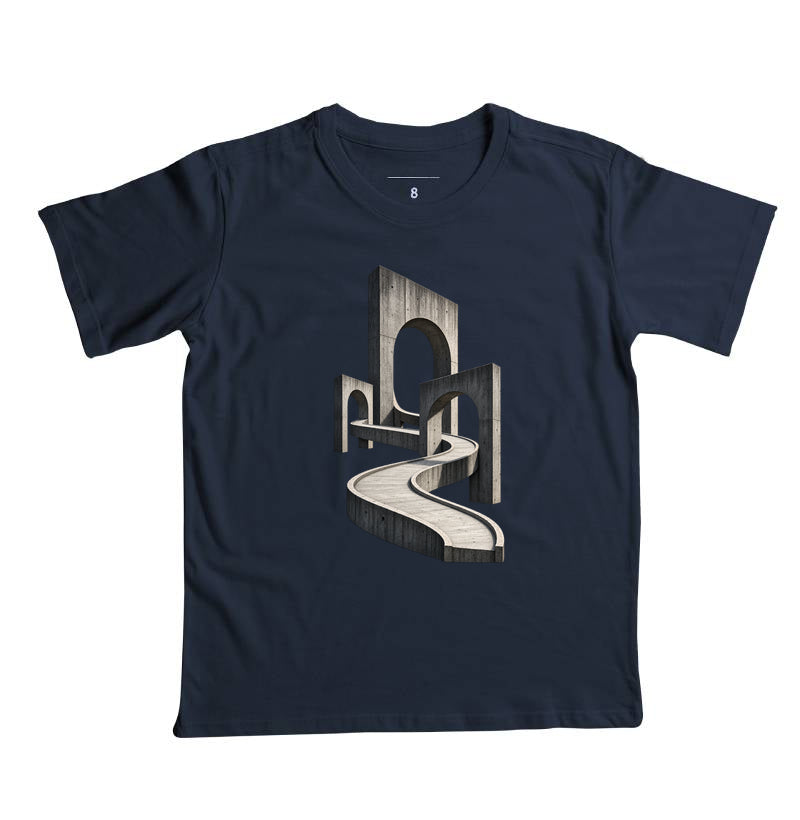 Camiseta Infantil - Horizonte de Concreto