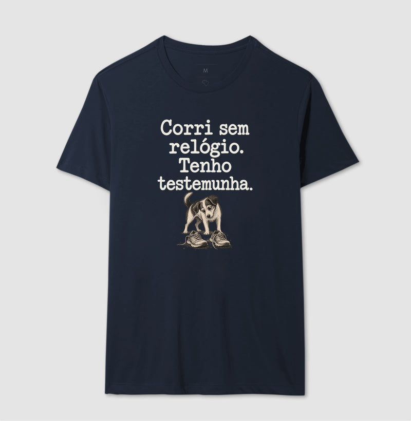 Camiseta Unissex - Relógio em Casa