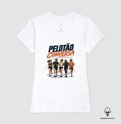 Camiseta Algodão Peruano - Pelotão Conversa