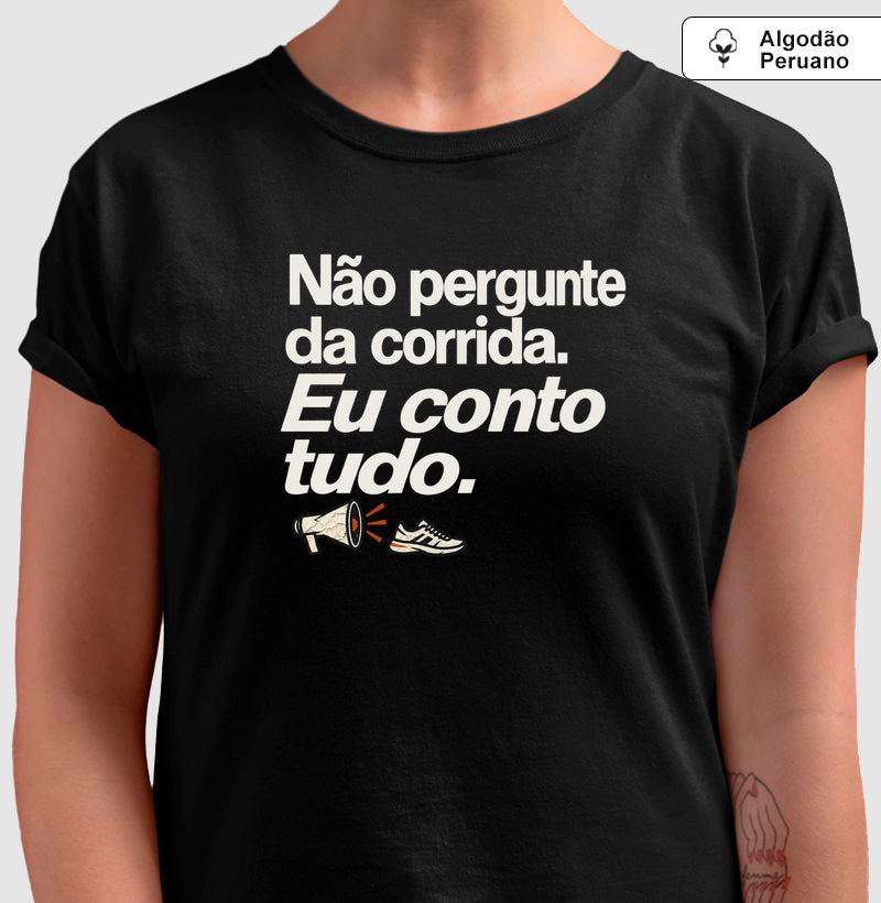 Camiseta Algodão Peruano - Cheguei no Assunto
