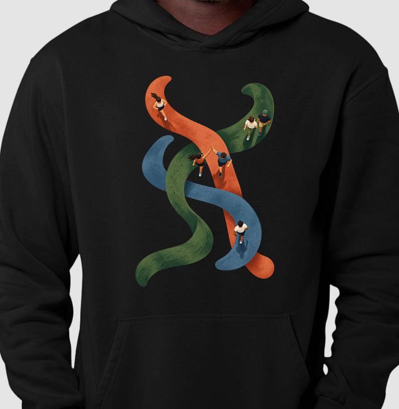 Hoodie Moletom - Rotas que se Cruzam