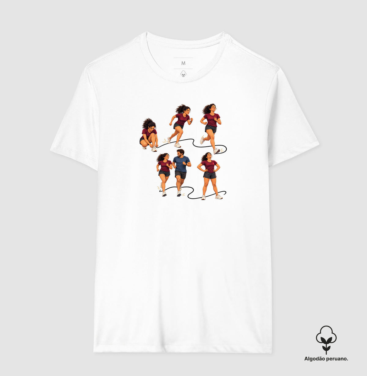 Camiseta Algodão Peruano - Primeiro 5K