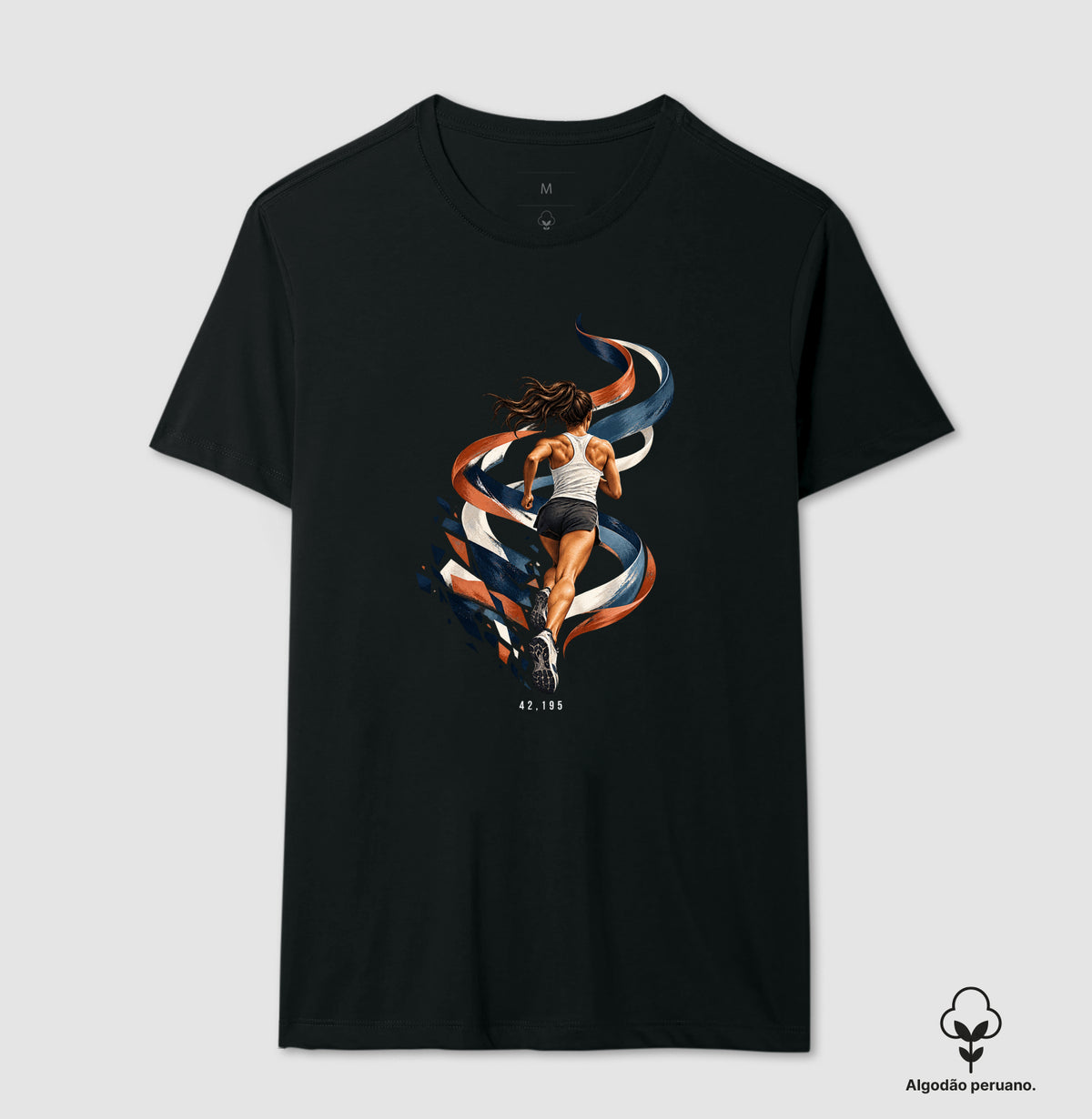 Camiseta Algodão Peruano - Dentro da Maratona