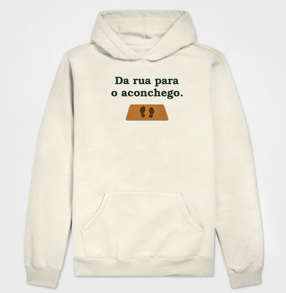 Moletom com Capuz - Da Rua para Casa, Off White