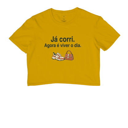 Cropped - Dia Inteiro, Amarelo