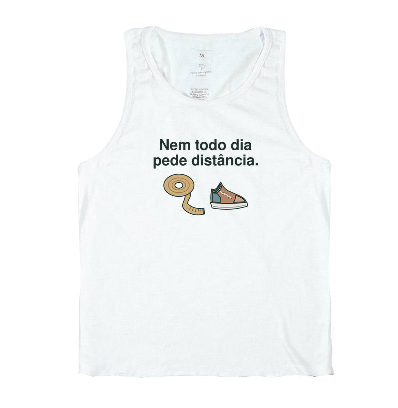 Regata Unissex - Dia sem Distância, Branca