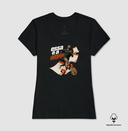 Camiseta Algodão Peruano - Inscrição Inevitável