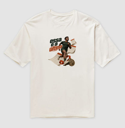 Camiseta Oversized - Inscrição Inevitável