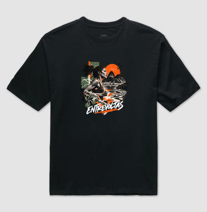Camiseta Oversized - Entrevoltas em Movimento
