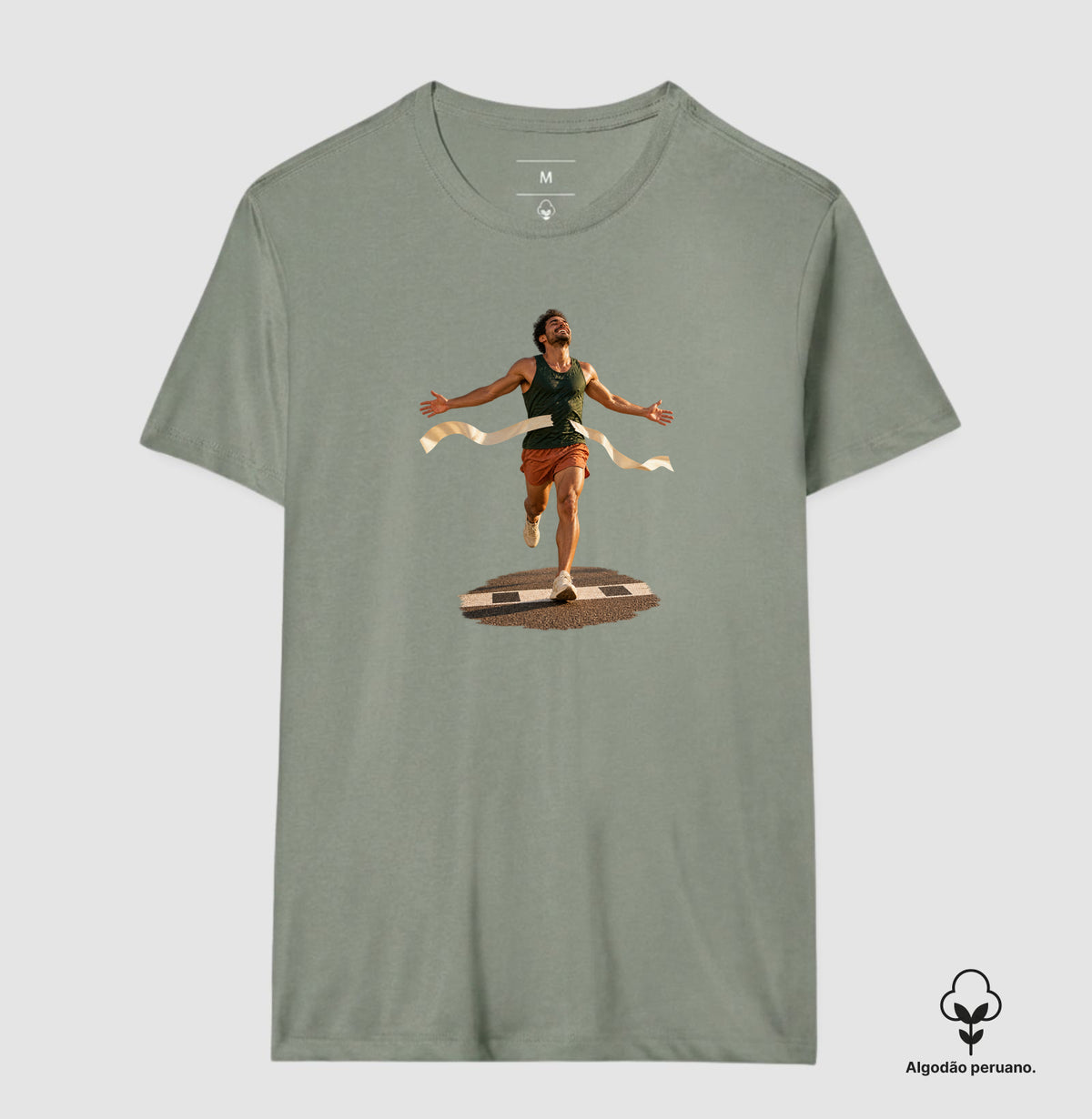 Camiseta Algodão Peruano - Chegada Particular