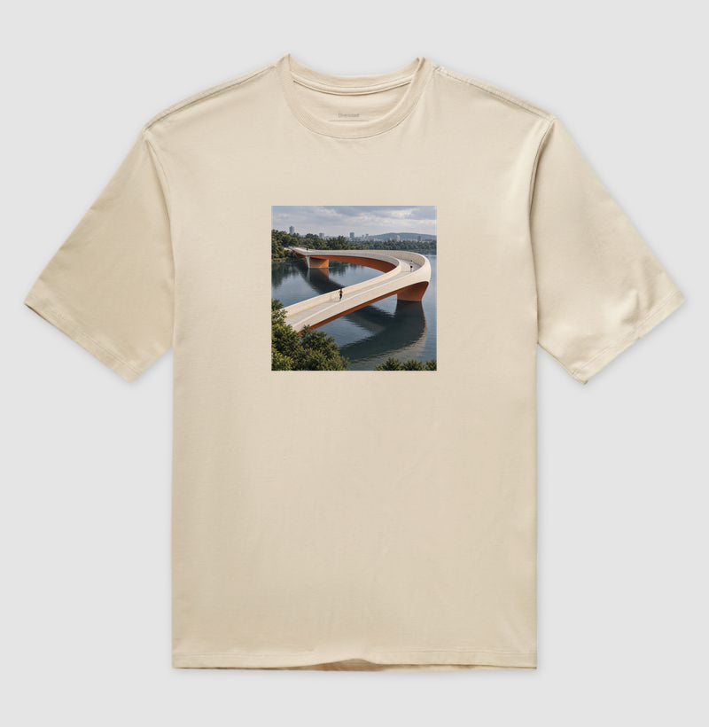 Camiseta Oversized - Pontes e Voltas
