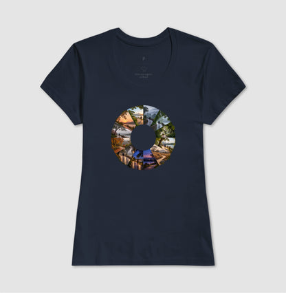 Camiseta Unissex - Um Ano em Movimento, Feminino, Marinho