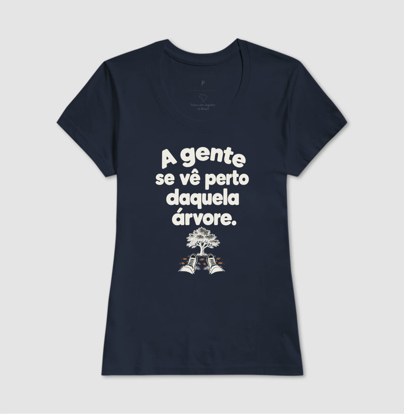 Camiseta Unissex - Ponto de Encontro, Feminino, Marinho