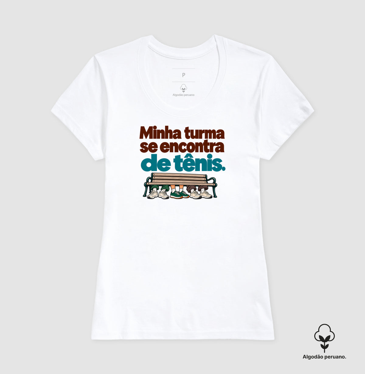 Camiseta Algodão Peruano - Turma de Rua