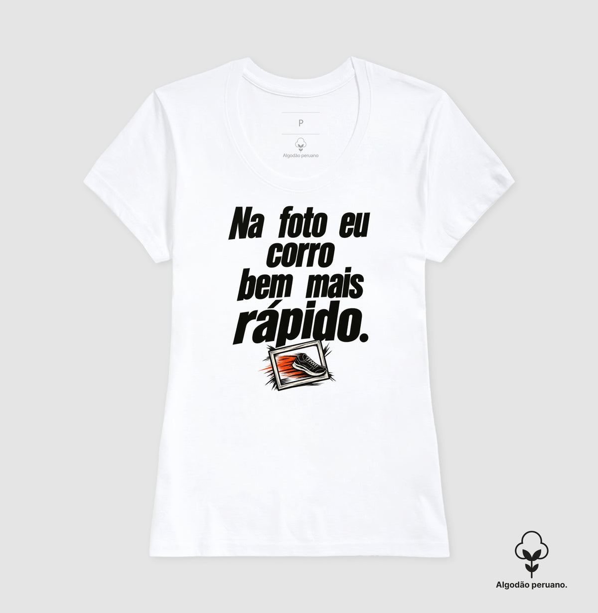 Camiseta Algodão Peruano - Na Hora da Foto