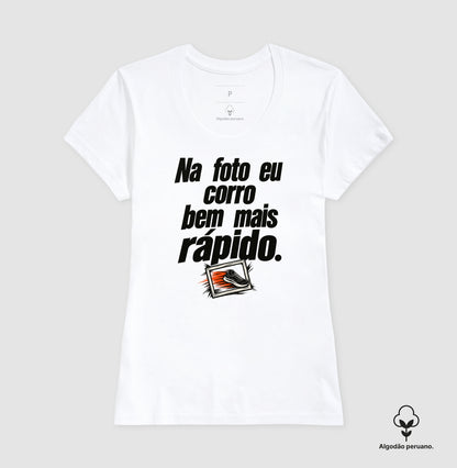 Camiseta Algodão Peruano - Na Hora da Foto