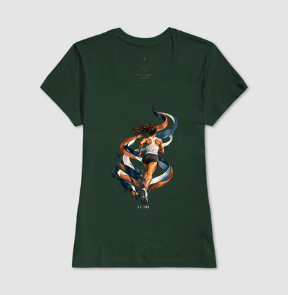 Camiseta Unissex - Dentro da Maratona, Feminino, Verde