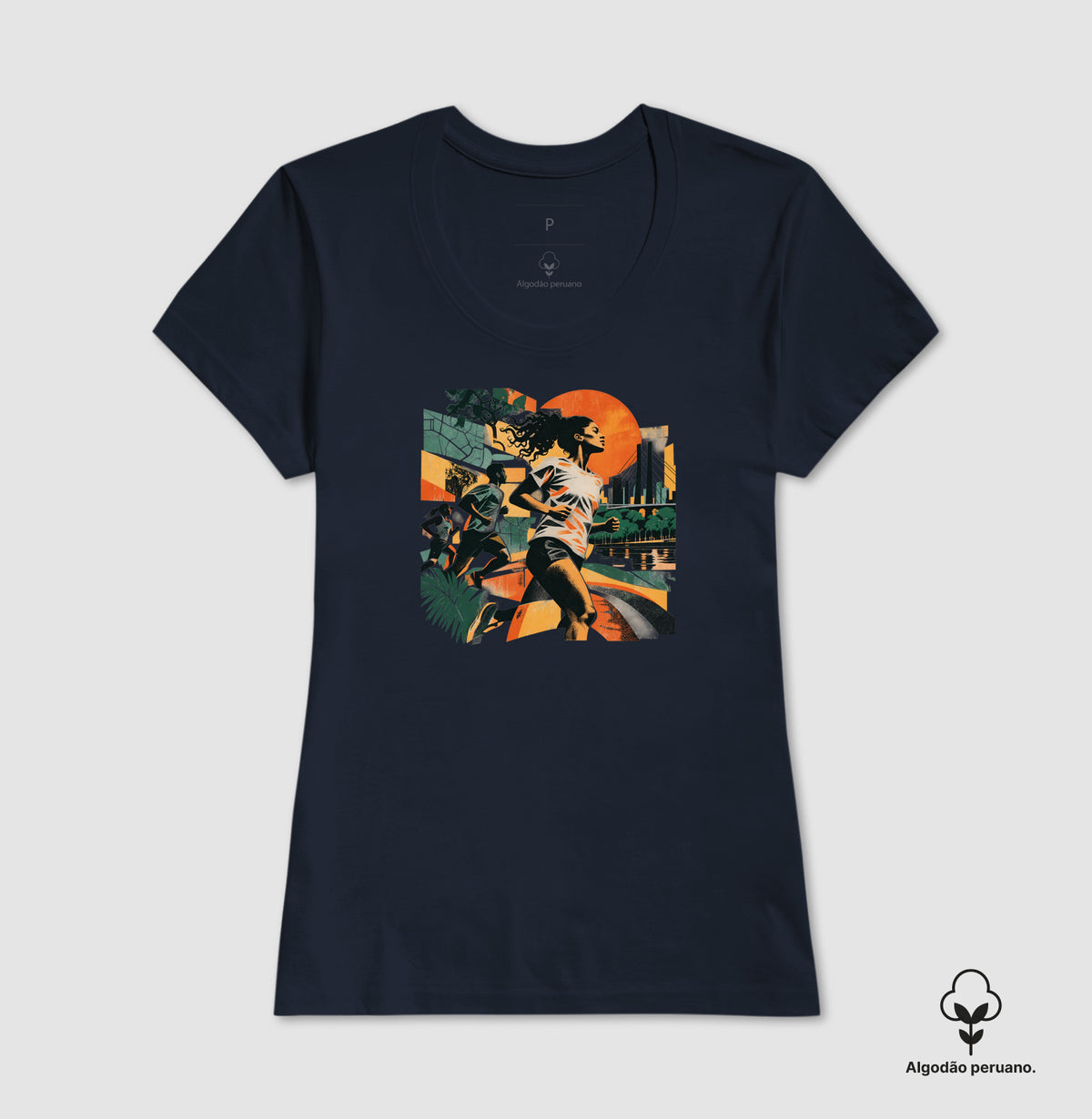 Camiseta Algodão peruano - Primeira luz