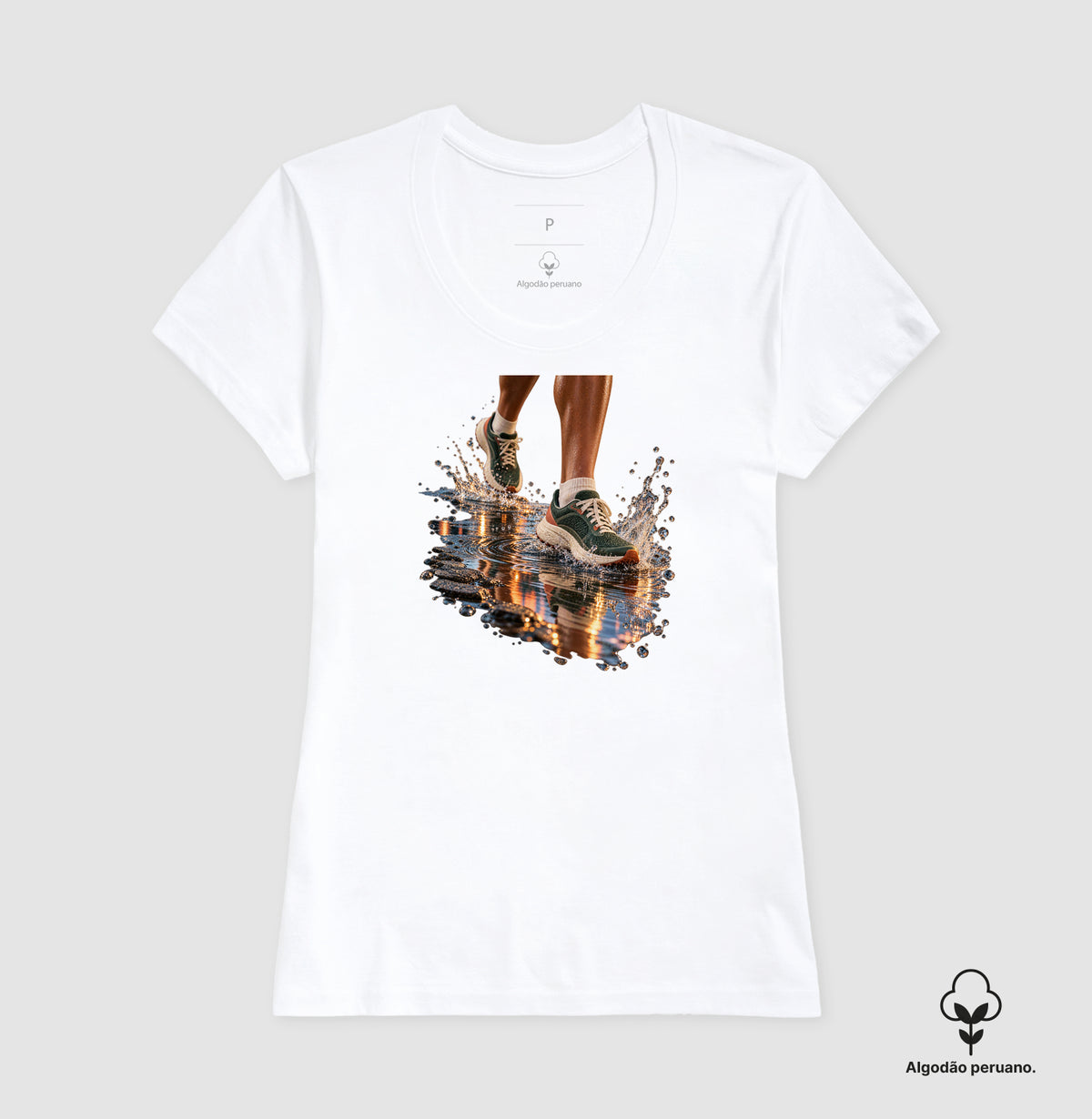 Camiseta Algodão Peruano - Depois da Chuva