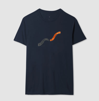Camiseta Unissex - Voltei a Correr, Masculino, Marinho
