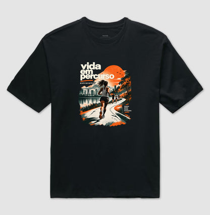 Camiseta Oversized - Vida em Percurso